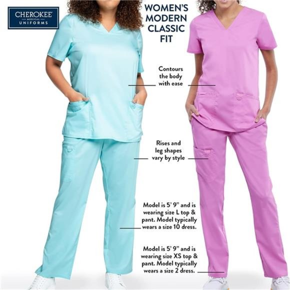 Cherokee Women Scrubs Lab Coat 28'' Consultation - Picture 4 of 7